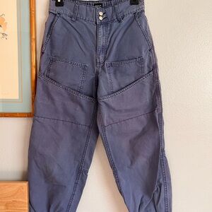 BDG 8-pocket Blue Cargo Joggers XS